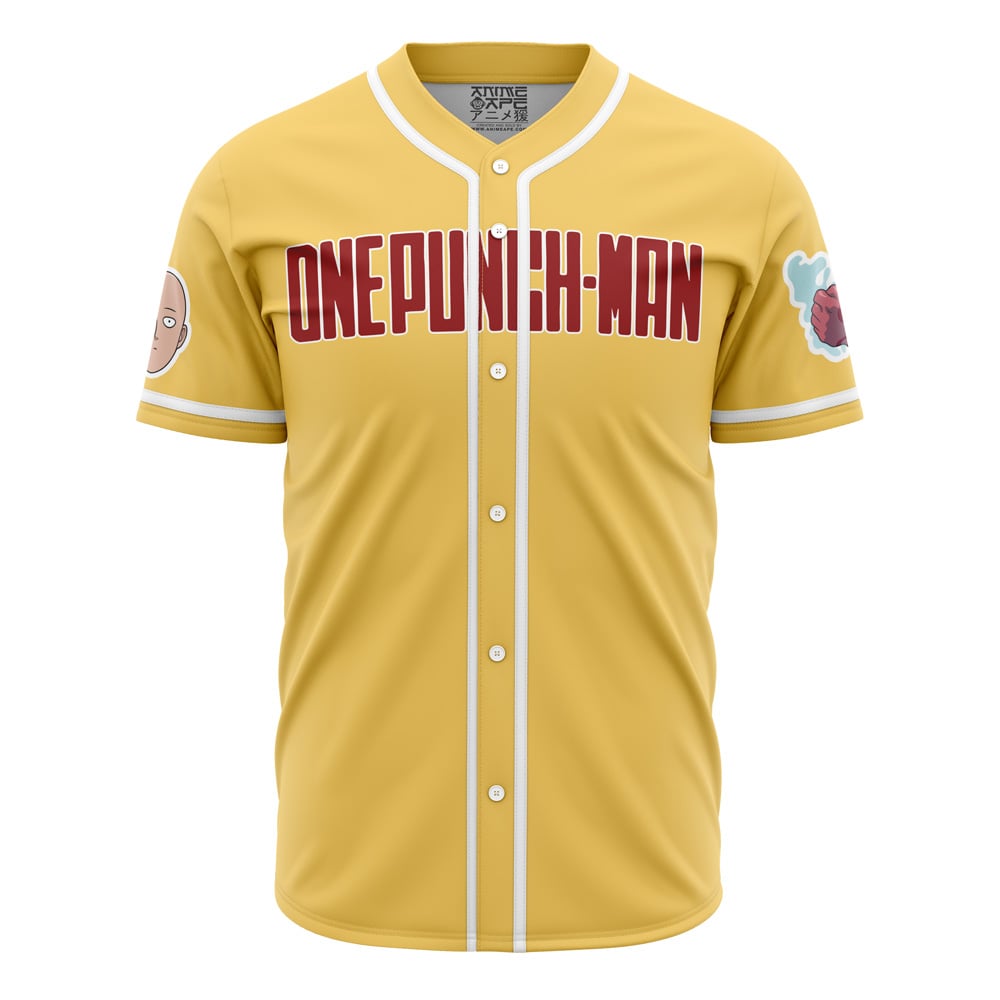 Power Saitama Punch Man Baseball Jersey