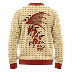 Rathalos Monster Hunter Knitted Cardigan Sweater