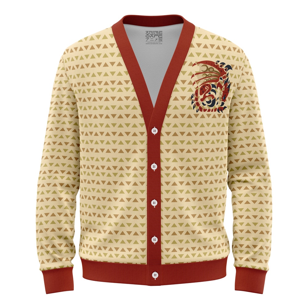 Rathalos Monster Hunter Knitted Cardigan Sweater