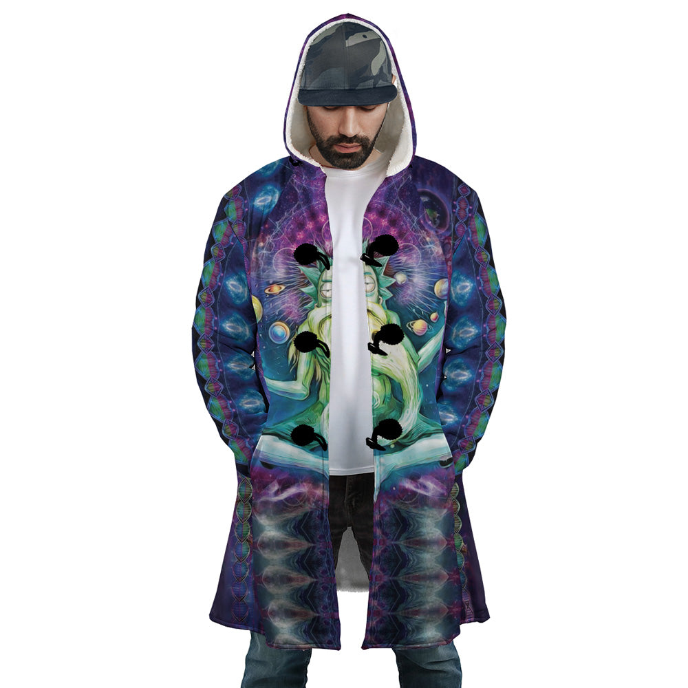 Rick and Morty Trippy Cosmic Rick Dream Cloak Coat