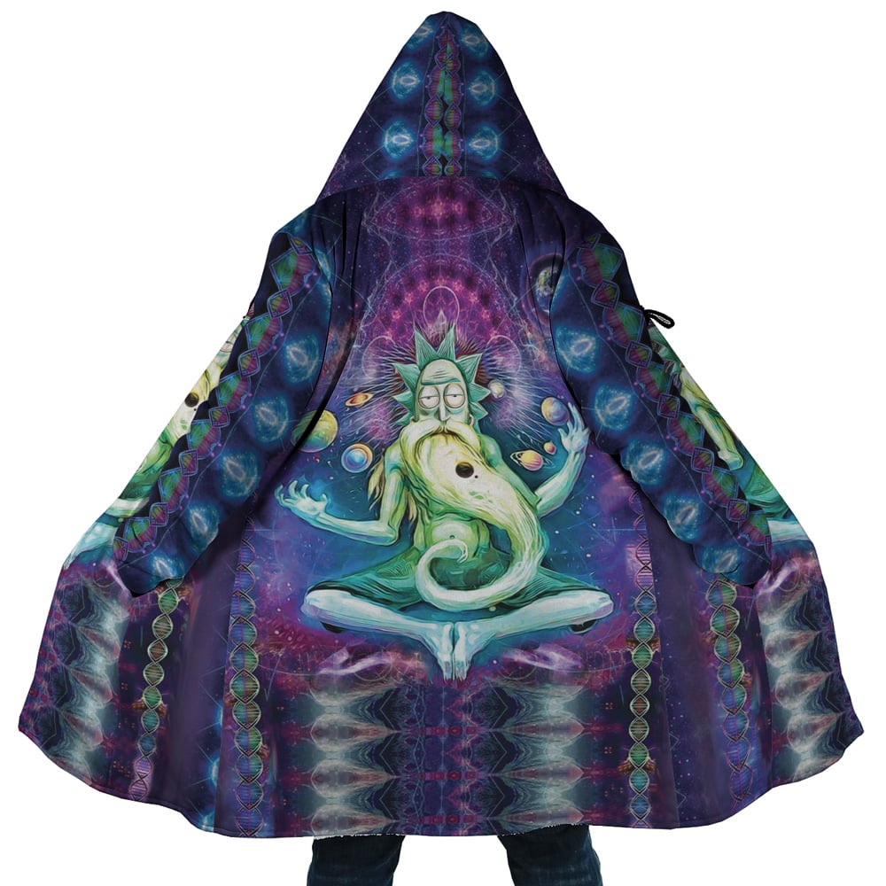 Rick and Morty Trippy Cosmic Rick Dream Cloak Coat