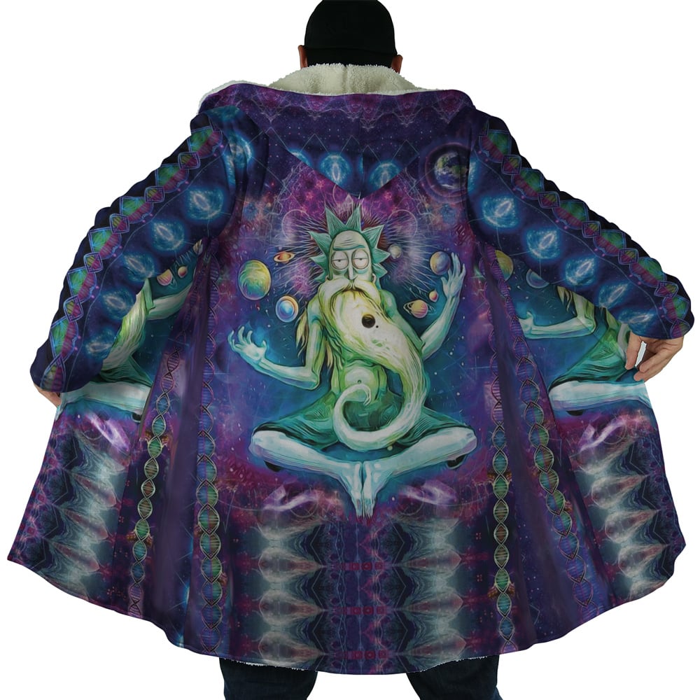 Rick and Morty Trippy Cosmic Rick Dream Cloak Coat