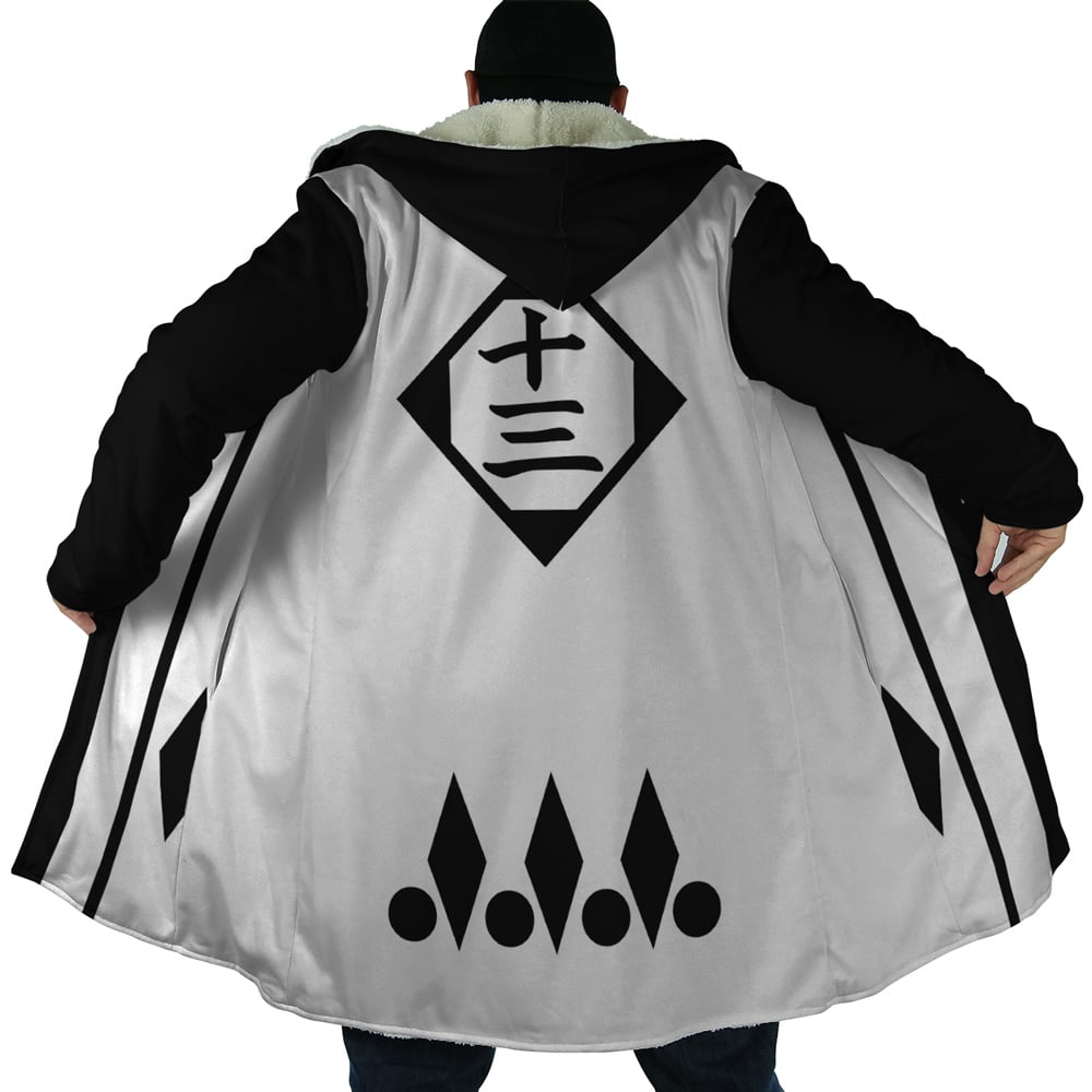 Gotei 13 13th Division Captain Rukia Kuchiki Bleach Dream Cloak Coat
