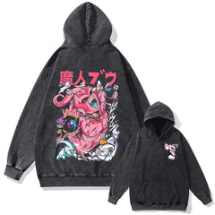  "Kid Buu" 2-Sided Vintage Oversized Hoodie