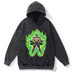  "Legendary Saiyan" Vintage Oversized Hoodie