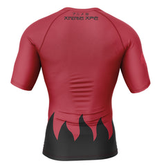 Sage Mode Shippuden Short Sleeve Rash Guard Compression Shirt