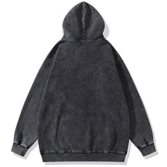  "Saiyan Black" Vintage Oversized Hoodie