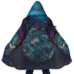 Trippy Sea Creatures Ponyo Studio Ghibli Dream Cloak Coat