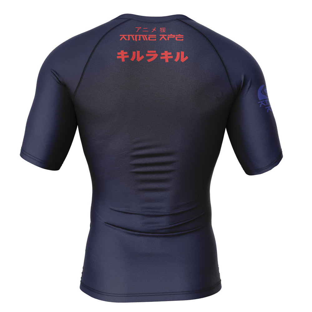 Senketsu Kill la Kill Short Sleeve Rash Guard Compression Shirt