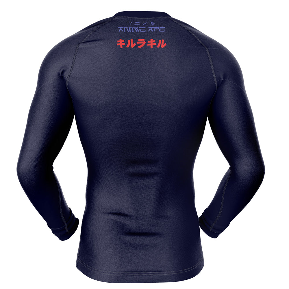 Senketsu Kill la Kill Long Sleeve Rash Guard Compression Shirt