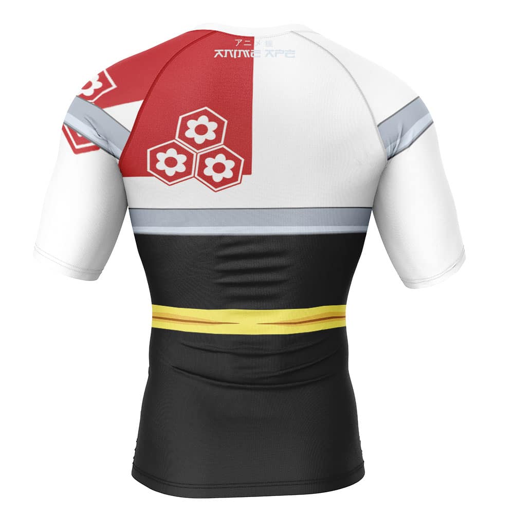 Sesshomaru Inuyasha Short Sleeve Rash Guard Compression Shirt