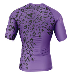 Curse Mark Shippuden Short Sleeve Rash Guard Compression Shirt