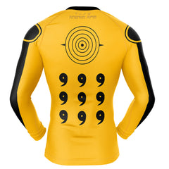 Six Paths Sage Mode Shippuden Long Sleeve Rash Guard Compression Shirt