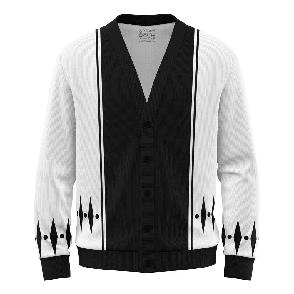 Squad Zero Bleach Knitted Cardigan Sweater
