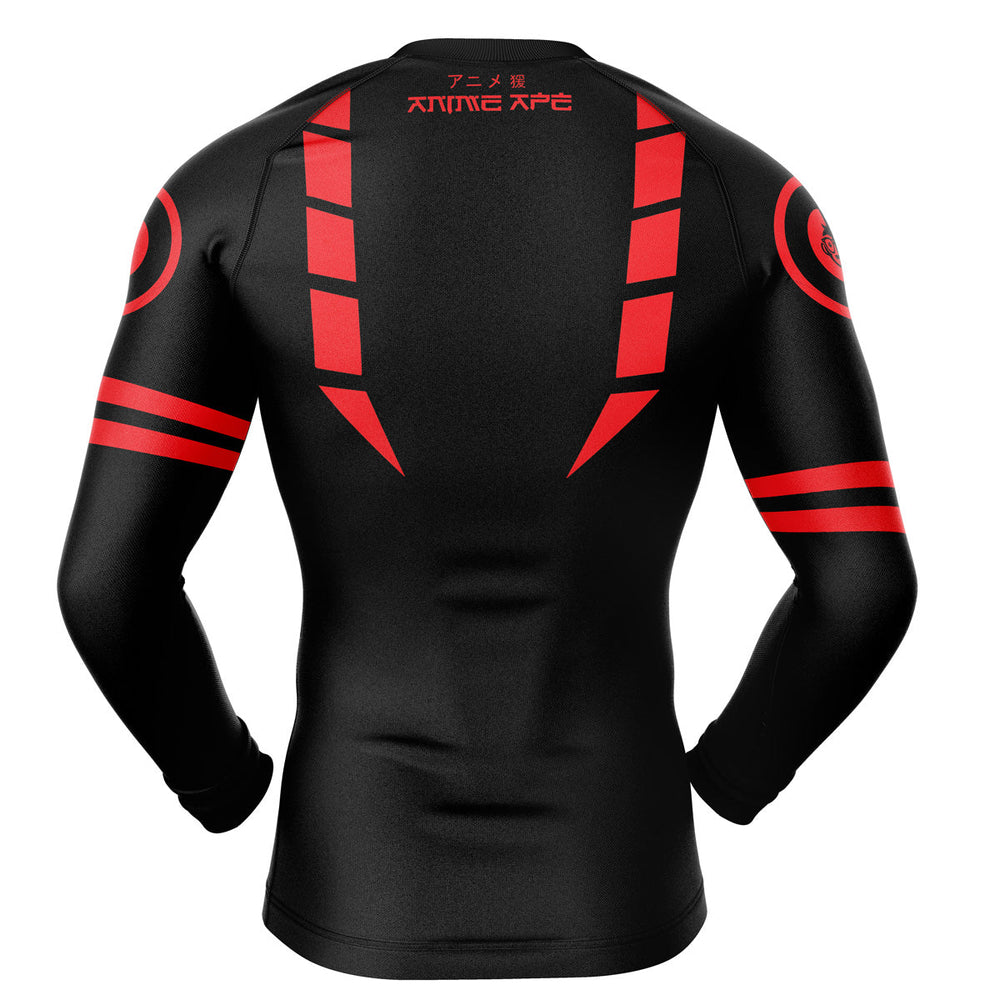 Sukuna Jujutsu Kaisen Long Sleeve Rash Guard Compression Shirt
