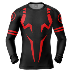 Sukuna Jujutsu Kaisen Long Sleeve Rash Guard Compression Shirt