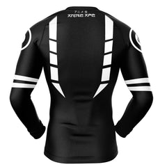 Sukuna White Marks Jujutsu Kaisen Long Sleeve Rash Guard Compression Shirt