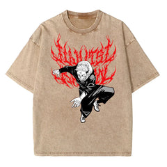 "Sukuna V2" Vintage Oversized T Shirt