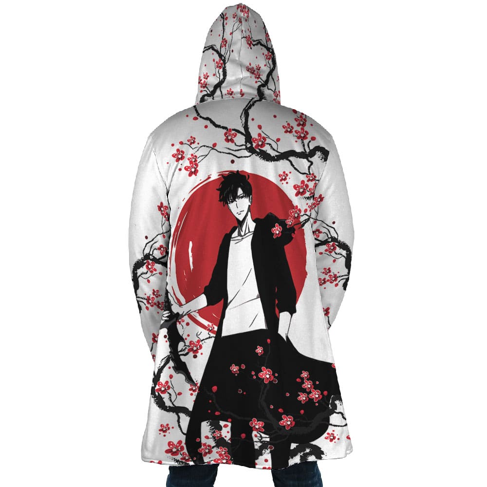 Sung Jin Woo Cherry Blossom Solo Leveling Dream Cloak Coat