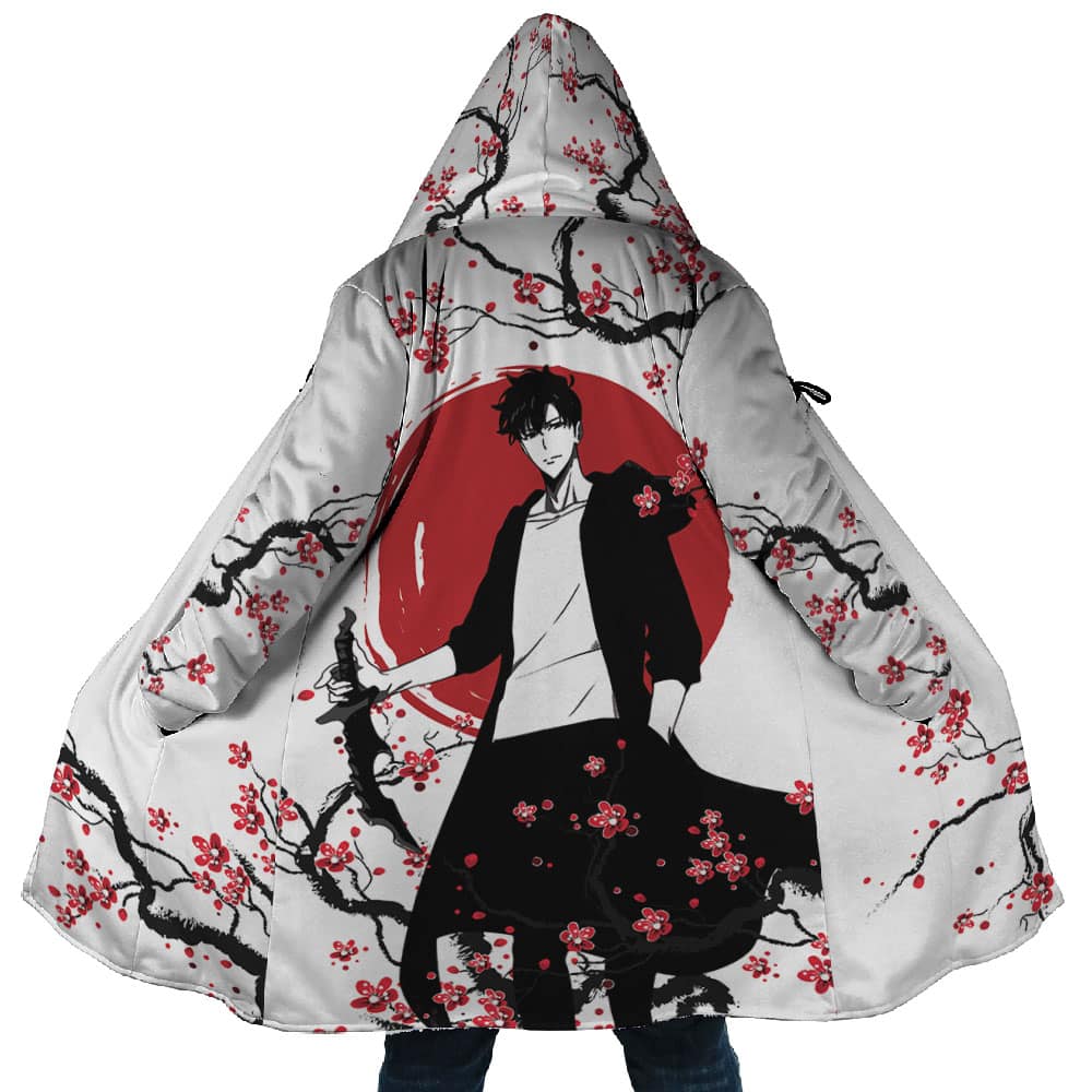 Sung Jin Woo Cherry Blossom Solo Leveling Dream Cloak Coat