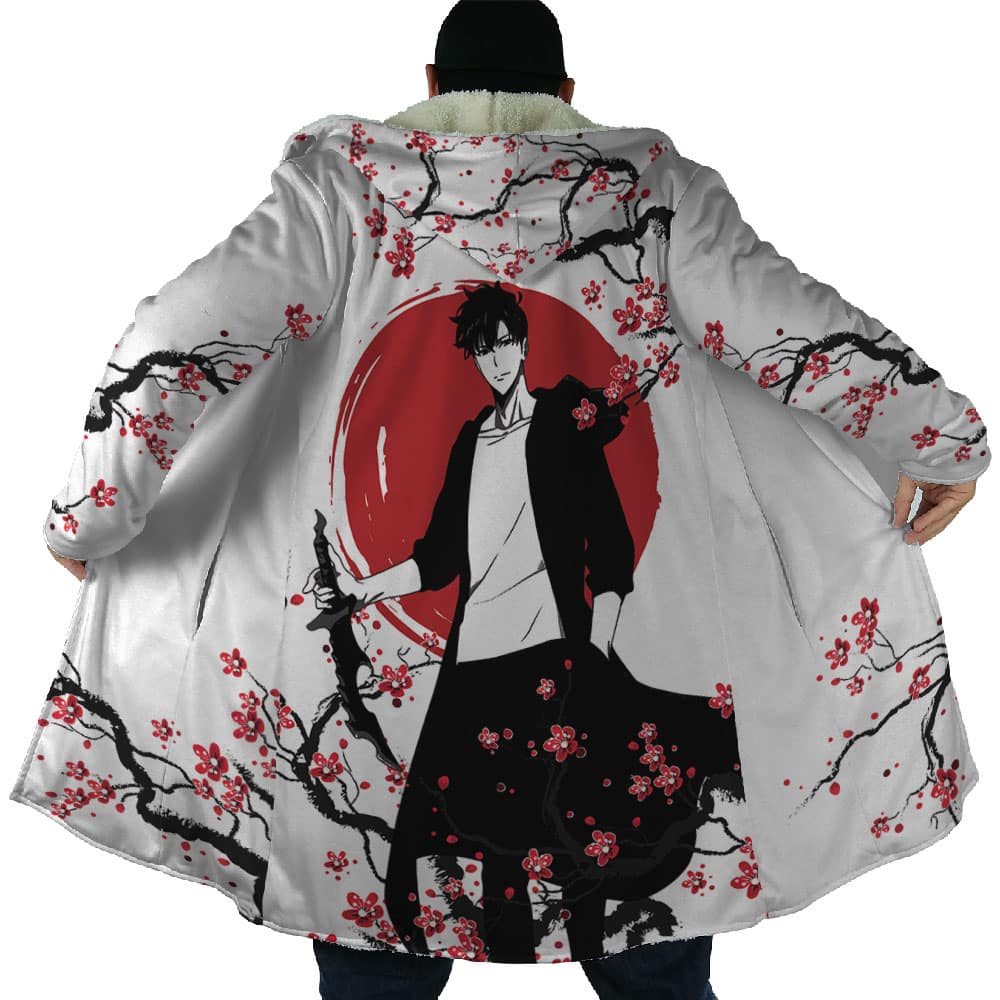 Sung Jin Woo Cherry Blossom Solo Leveling Dream Cloak Coat
