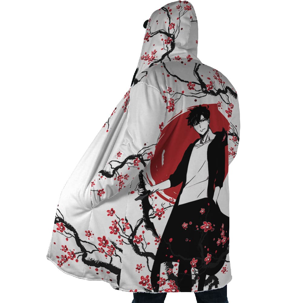 Sung Jin Woo Cherry Blossom Solo Leveling Dream Cloak Coat