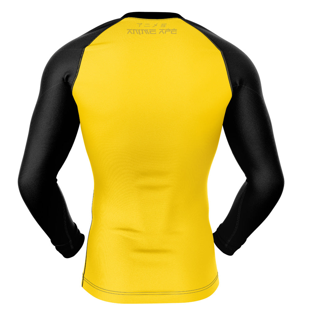 Trafalgar D. Water Law One Piece Long Sleeve Rash Guard Compression Shirt