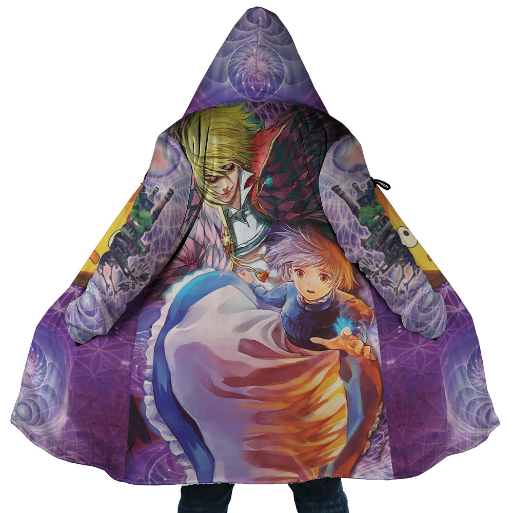 Trippy Howls Moving Castle Studio Ghibli Dream Cloak Coat