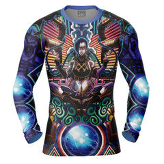 Trippy Jinx Arcane Long Sleeve Rash Guard Compression Shirt