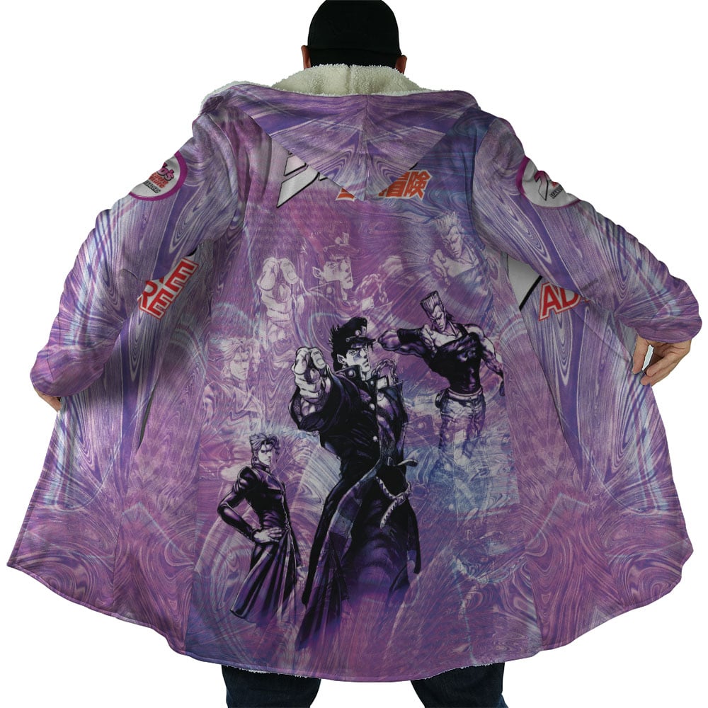 Trippy Lucid Stardust Crusaders Jojo’s Bizarre Adventure Dream Cloak Coat