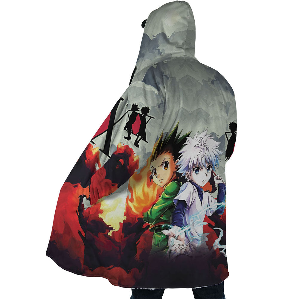 Trippy Power Duo Gon & Killua Hunter X Hunter Dream Cloak Coat