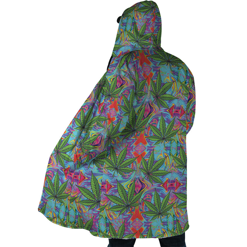 Trippy Weed Dream Cloak Coat
