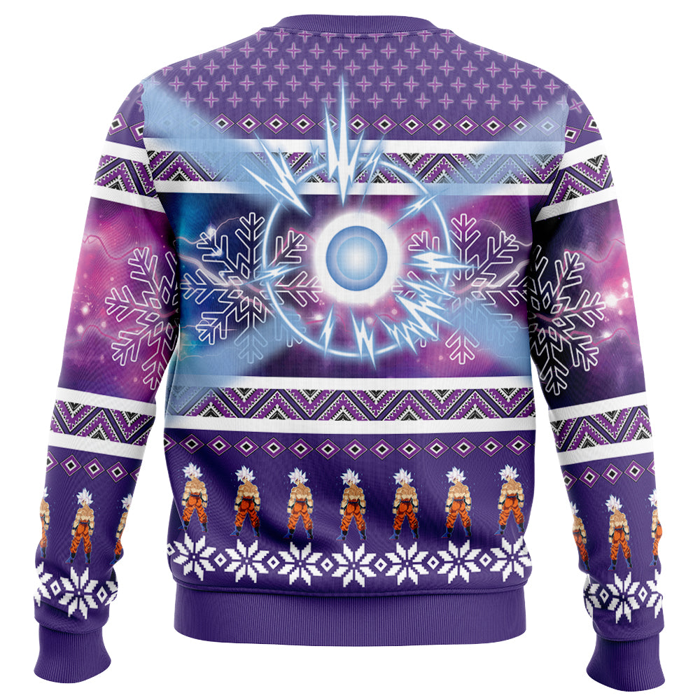 Ultra Instinct Goku Dragon Ball Z Ugly Christmas Sweater