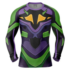 Unit-01 Eva Long Sleeve Rash Guard Compression Shirt