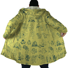 Vault Boy Fallout Dream Cloak Coat