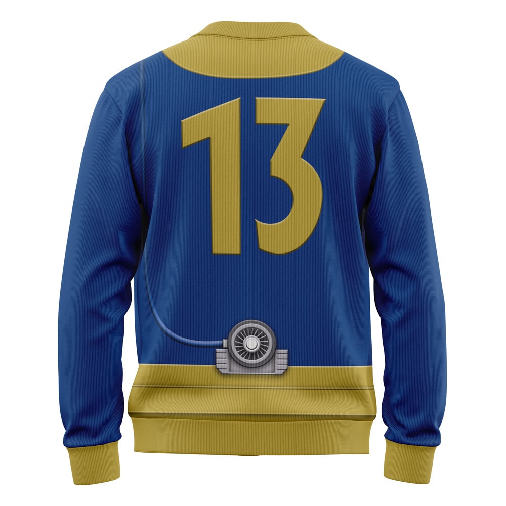 Vault Dweller 13 Fallout Knitted Cardigan Sweater