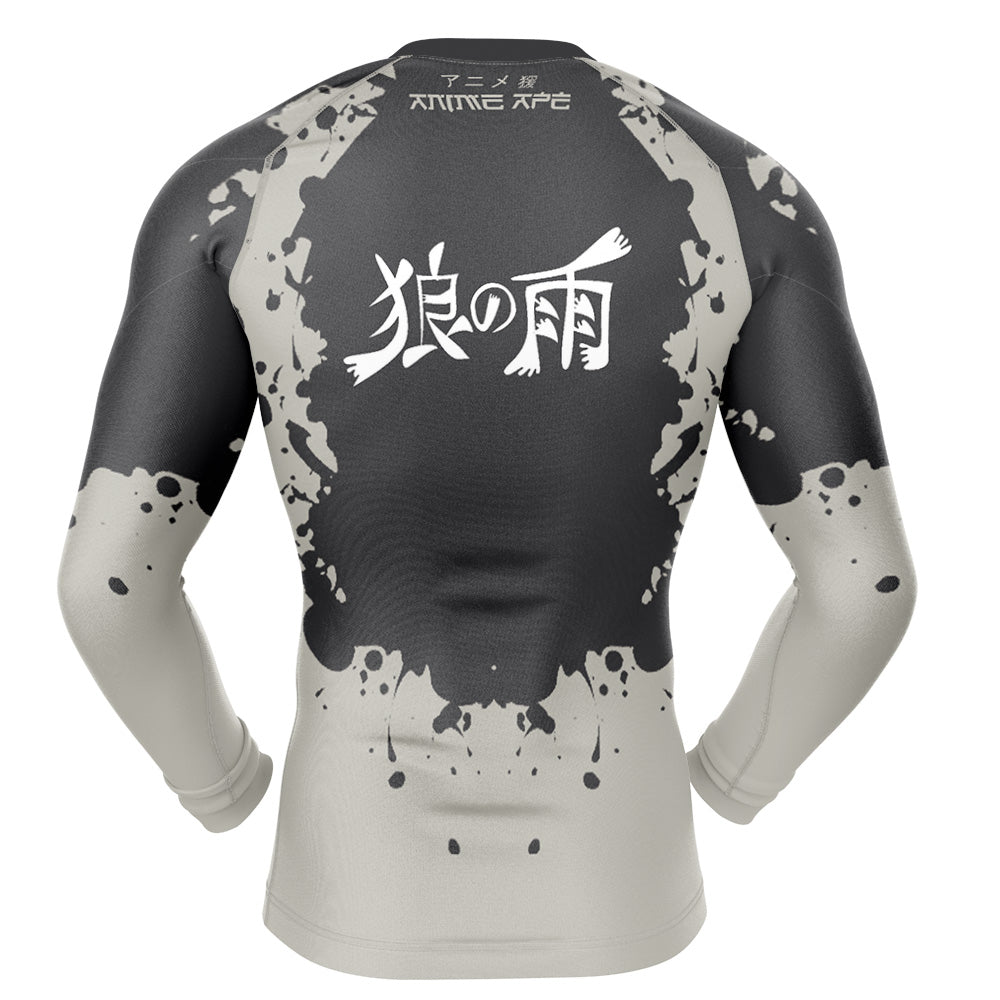 Wolfs Rain Long Sleeve Rash Guard Compression Shirt