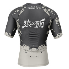 Wolfs Rain Short Sleeve Rash Guard Compression Shirt