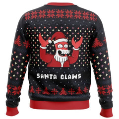 Kitsukai "Santa Claws Zoidberg" Futurama Ugly Christmas Sweater