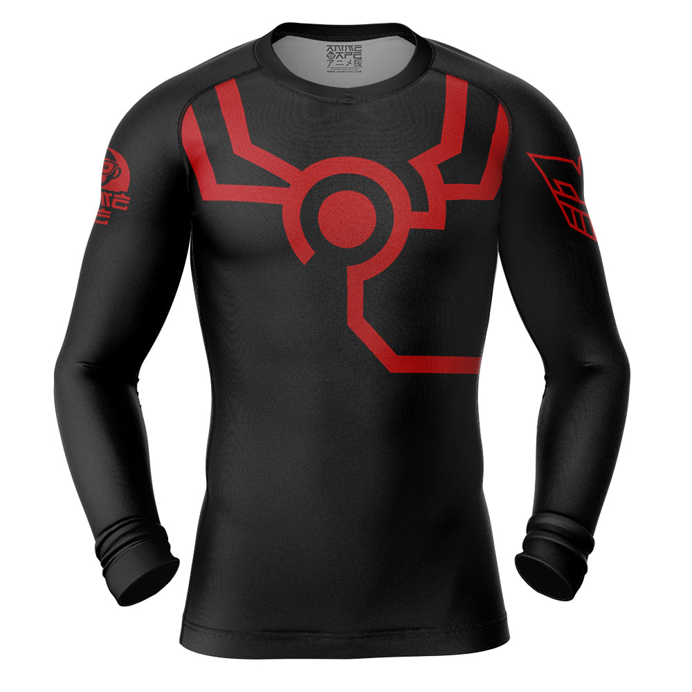 Yusei Fudo Yugioh Long Sleeve Rash Guard Compression Shirt