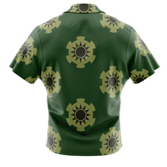 Zoro's Wano Pattern One Piece Button Up Hawaiian Shirt