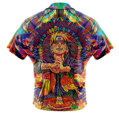 Trippy Shippuden Button Up Hawaiian Shirt