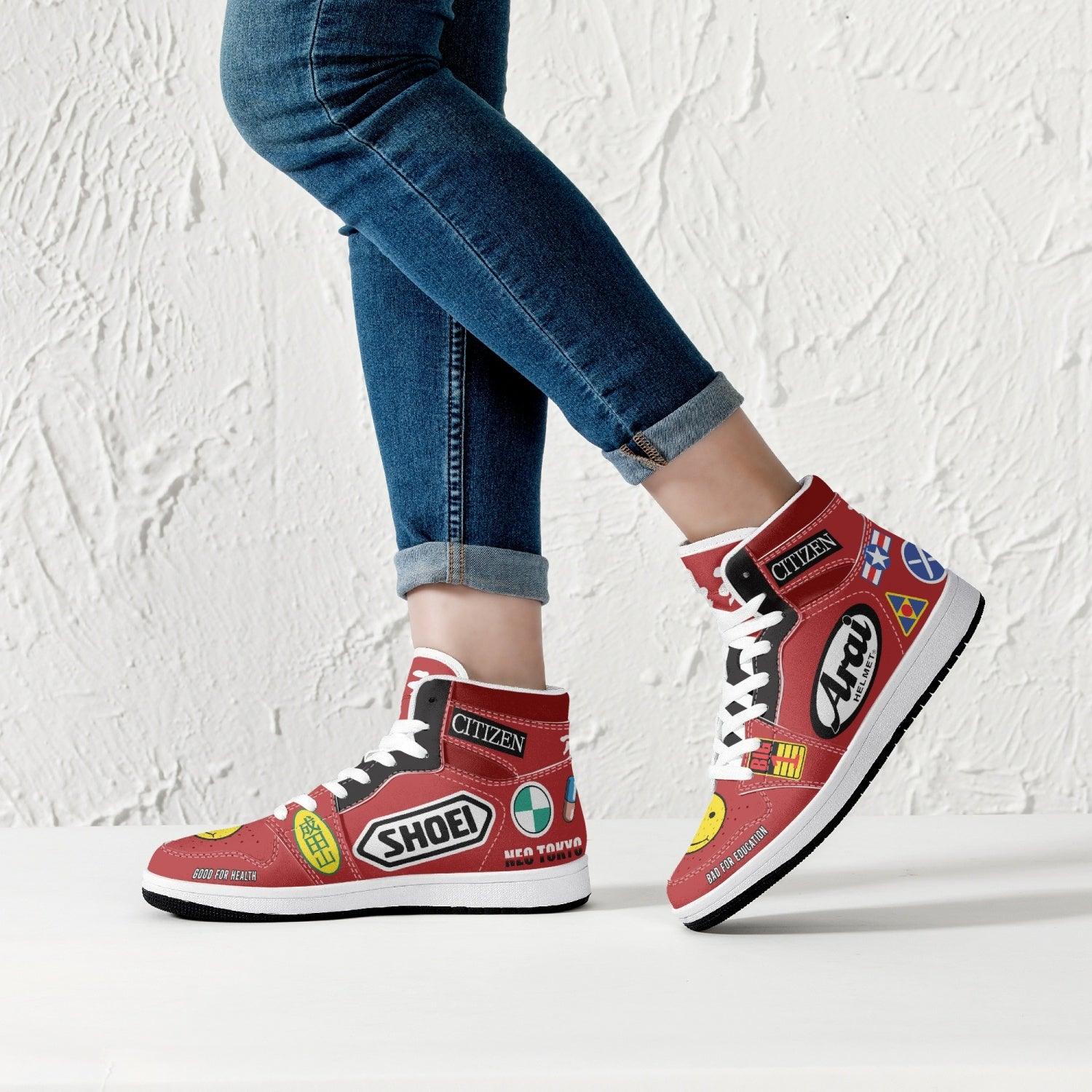 Akira Kaneda Bike Decals Mid 1 Basketball Shoes