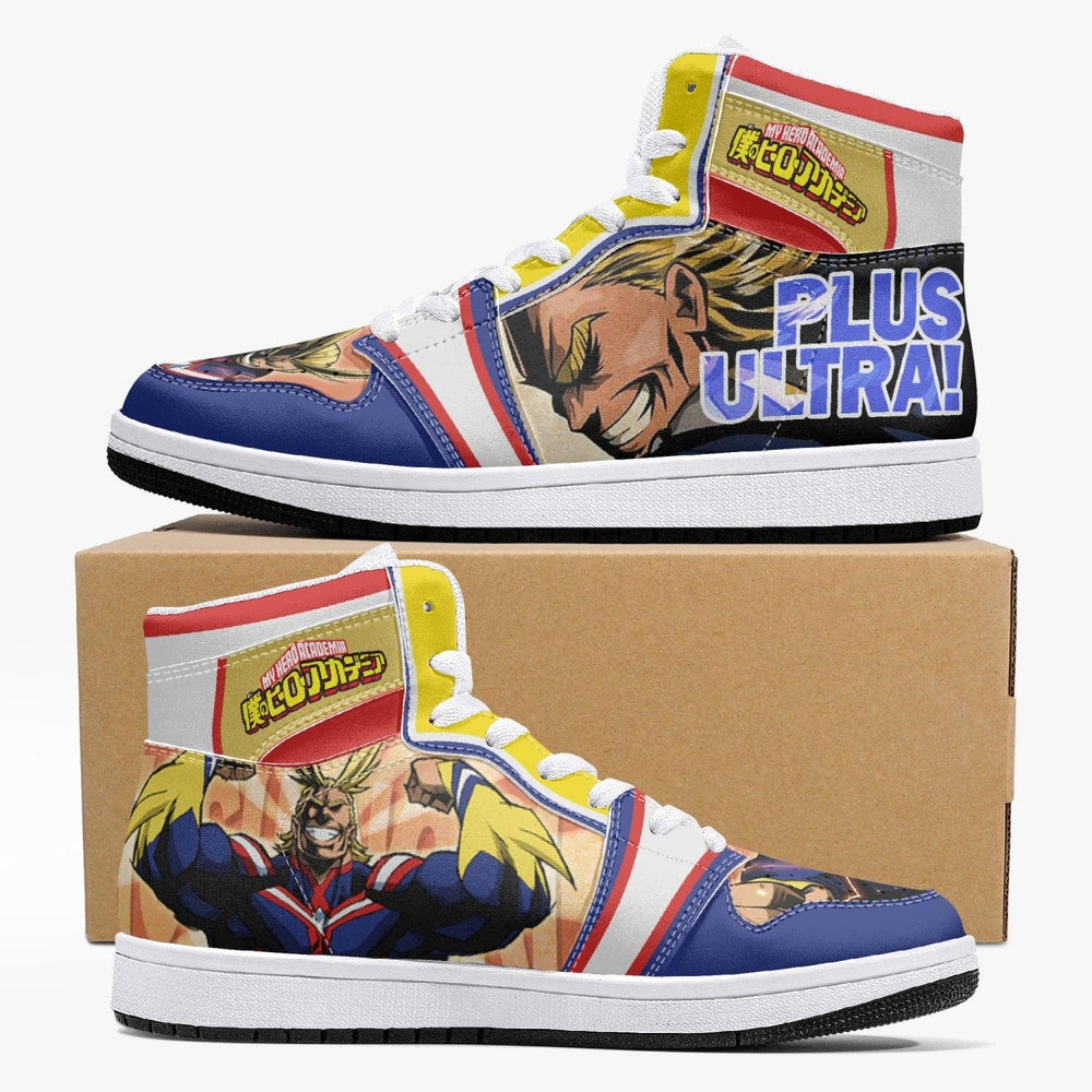 All Might Plus Ultra My Hero Academia Mid 1 Basketball Shoes