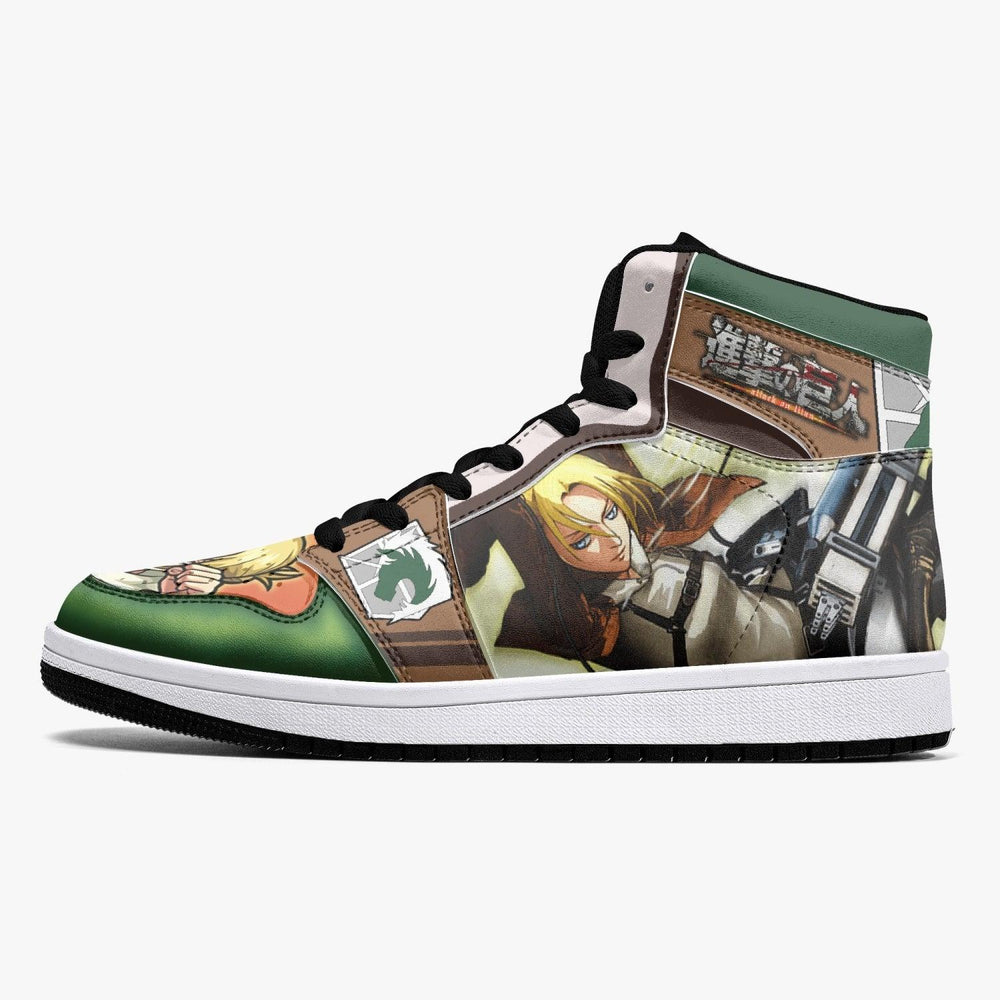 Annie Leonhart Military Police Attack on Titan Mid 1 Basketball Shoes