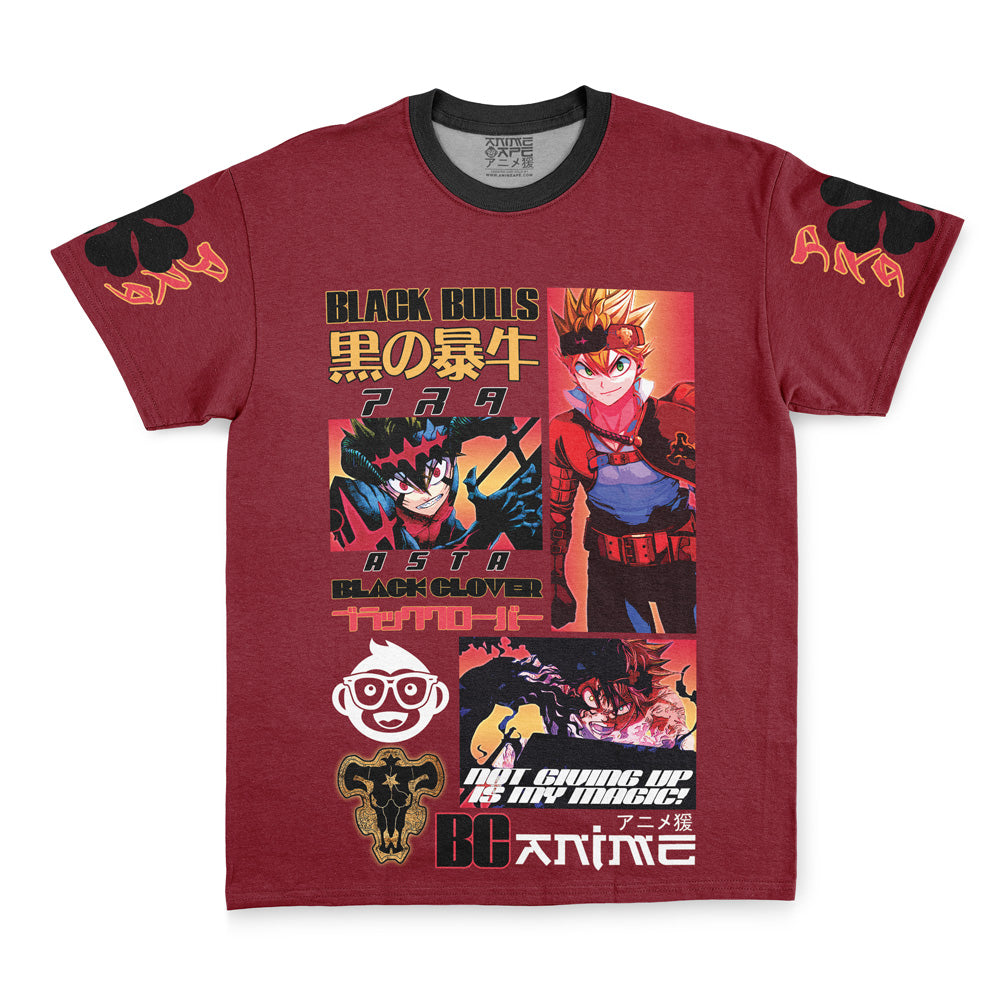 Asta V4 Black Clover Streetwear T-Shirt