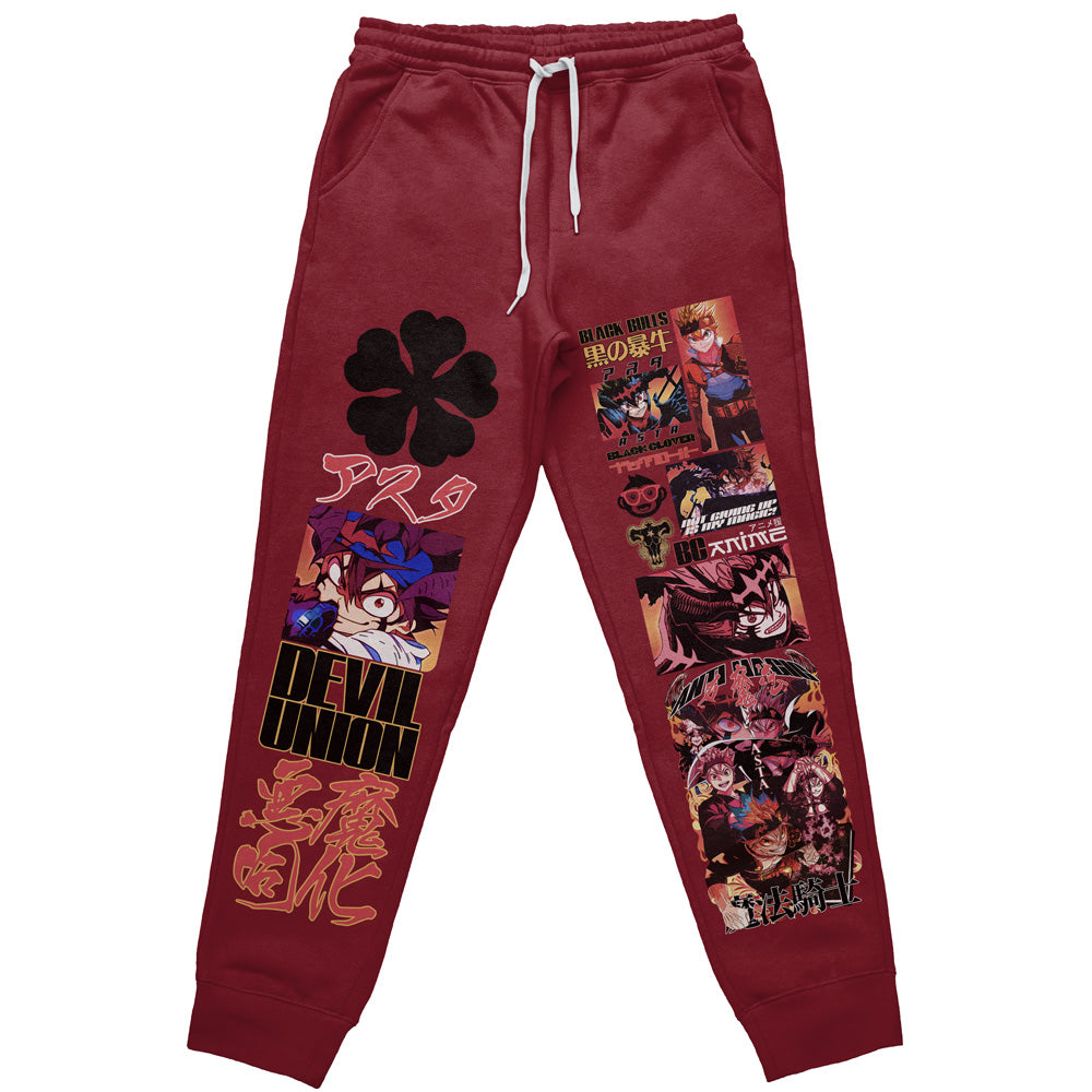 Asta V4 Black Clover Streetwear Sweatpants