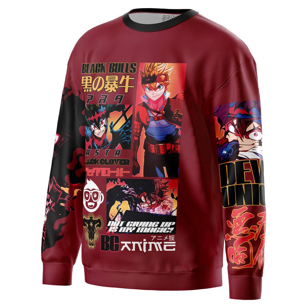 Asta V4 Black Clover Streetwear Sweatshirt