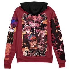 Asta V4 Black Clover Streetwear Zip Hoodie Jacket