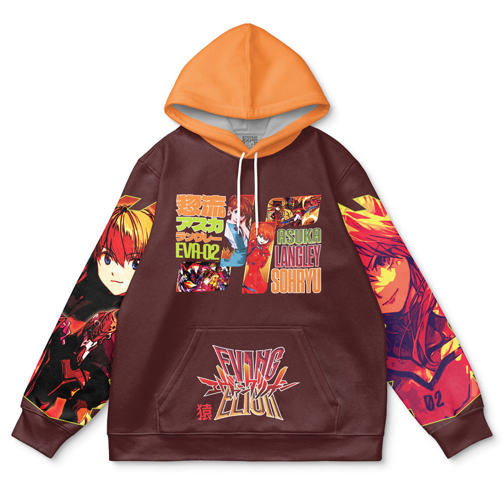 Asuka Langley Sohryu V2 Eva Streetwear Hoodie